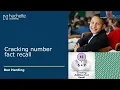Cracking Number Fact Recall - session 1 10am BST