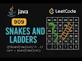 LeetCode 909 Snakes and Ladders Java Solution BFS Approach