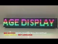 LED Moving Message Display