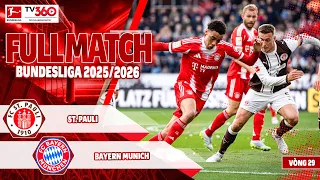 FULL TRẬN ST PAULI VS BAYERN MUNICH: MUSIALA VẼ TUYỆT PHẨM, KỶ LỤC KHÔNG TƯỞNG| BUNDESLIGA 25/26