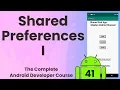 Android SharedPreferences Part 1 - Learn Android from scratch