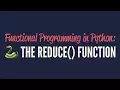 Functional Programming in Python The reduce Function