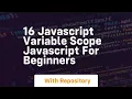 16 javascript variable scope javascript for beginners