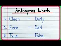 Antonyms words in English 20 Antonyms words Most Common and useful antonyms What is antonyms