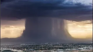 سبحانك ربي ما اعظمك  شاهد كيف فتحت السماء بماء منهمر دندنها