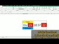 Creating a Digital Clock in Excel using VBA Excel Tutorial VBA Basics