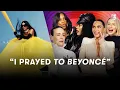 Download Lagu Kim Kardashian \u0026 All's Fair Cast Spill the Tea on Beyoncé Scene \u0026 Secret Group Chat | BAFTA
