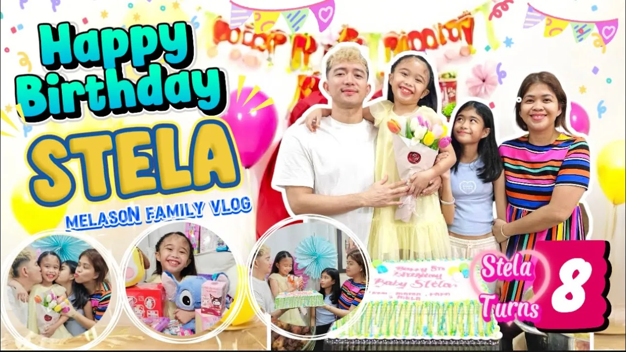 Stela's 8th Birthday Celebration | MelaSon Family Vlog