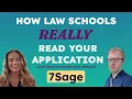 How law schools REALLY read your application and what it means for your chances
