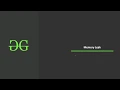 Memory leak GeeksforGeeks