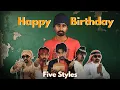 Happy Birt ay in 5 Styles - Sandaru Sathsara