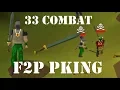 33 Combat Adamant 2h Pking - OSRS F2P Pking