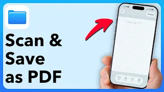 How To Scan Documents On iPhone (Save As PDF)