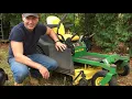 How to hook up a Bagger on a John Deere zero turn mower