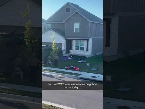 It’s just the HOA mad about the Halloween decorations