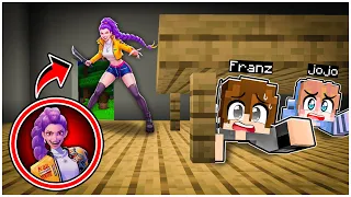 FRANZ & JOJO KETAKUTAN SEMBUNYI DARI RUMI KPOP DEMON HUNTER di MINECRAFT
