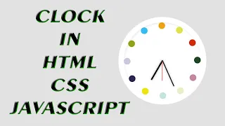 Analog Clock Using Html5 CSS3 Javascript