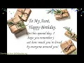Happy Birthday Aunty Pics and Wishes with Quotes in Hd || Whatsapp Birthday Status and Images