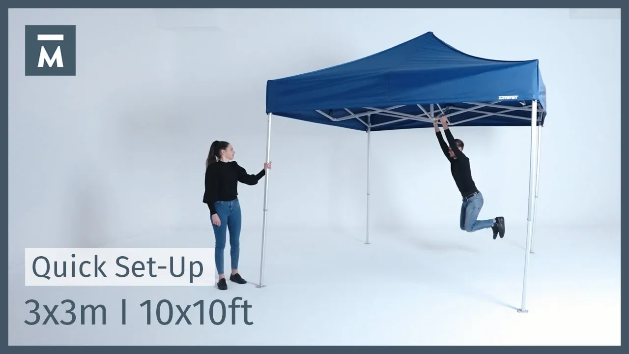 Mastertent — Mastertent — Pop-Up Tent Setup Demonstration (YouTube video ad)