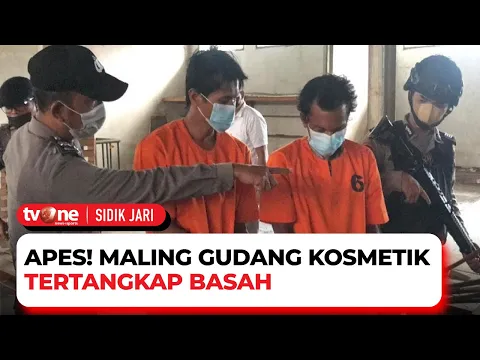 Pembobol Gudang kosmetik Kepergok Saat Sedang Beraksi