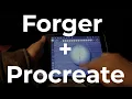 Forger + Procreate Timelapse (Ball Examples)