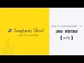 Interface Multiple Inheritance Java Tamil How to code Episode 14 Snaptures Skool