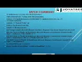 Batch scripting Training Application Packaging Training packaging job oriented Oriented Course