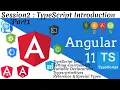 TypeScript Introduction - Part1 Session 2 Angular11 Mean Stack Complete easy TypeScript Tutorial