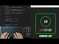 ASMR Programing - How to make a counter App in JavaScript