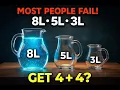 8 Liter 5 liter 3 liter puzzle - Can You Solve the 8L Water Jug Riddle 95 Fail