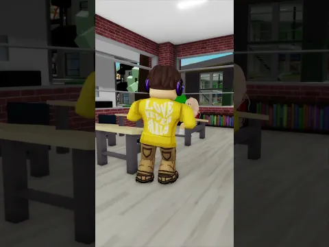 Tried To Study… But The Beat Said: NOPE 😤🔥 #robloxshorts #shorts #roblox #brookhaven