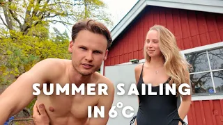 Shakedown Sailing in the Swedish Archipelago | Alone on an Island with Sauna & Cold Plunge
