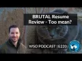 E220 BRUTAL Resume Review - Too mean Weekly Intern Meetup