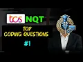 Coding python TCS NQT coding questions Career Tuber