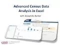 Advanced Census Data Analysis in Excel