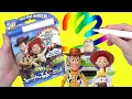 Toy Story Movie Imagine Ink Activity Coloring Book with Magic Marker and Dolls