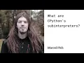 Marcel Plch What are CPython s subinterpreters