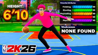 This 6 10 DEMIGOD BUILD with NO WEAKNESSES will BREAK NBA 2K26