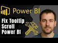 How to Fix Scrollable Tooltip Issues in Power BI 2025 Step-by-Step Beginner Tutorial