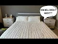 ENJOHOS Boho Shabby Chic Comforter King Cream White 3 Pieces Tufted King Size Bedding Review