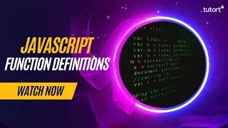 Functions in JavaScript Complete JavaScript Tutorial for Beginners Tutort Academy
