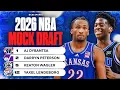2026 NBA Mock Draft FULL FIRST ROUND Second Round Steals