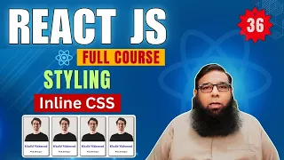React Tutorial for Beginners - Inline CSS in React Learn React JS Styling Easily