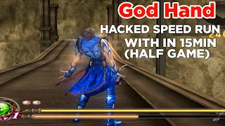God Hand Hacked Speed Run 15 Minutes Half Game 