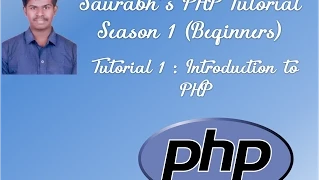 Tutorial 1 Introduction to PHP - Hello World Program