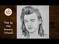 How to draw Harry Styles step by step Drawing Tutorial YouCanDraw