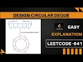 Design Circular Deque Leetcode 641 Hindi Java code Easy explanation
