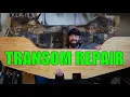 TRANSOM REPAIR STEP BY STEP - Replacing Transom in a Crestliner Aluminum Boat