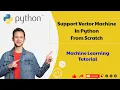 Support Vector Machine In Python From Scratch Machine Learning Tutorial