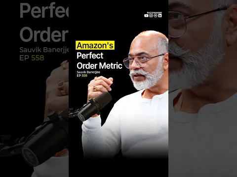 Amazon's Perfect Order Secret | Sauvik Banerjjee - Raj Shamani #shorts